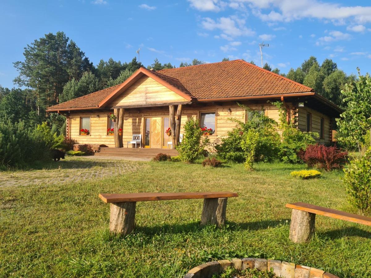 Dworek Ogrodniki, Caloroczny Dom Na Wylacznosc, Basen, Sauna, Las, Staw Rybny, Altana Grillowa, Ognisko, Pianino, Kominek, Piec Chlebowy, Duza Ogrodzona Posesja Tuczna Esterno foto